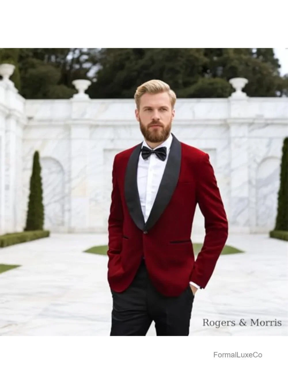 Men's Velvet Blazer Shawl Lapel One Button Tuxedo Jacket Slim Fit Satin Lapel